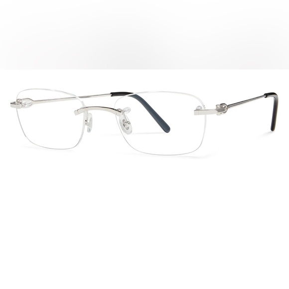 Cartier Paris C Decor 140 Rimless Eyeglasses - Picture 1 of 14